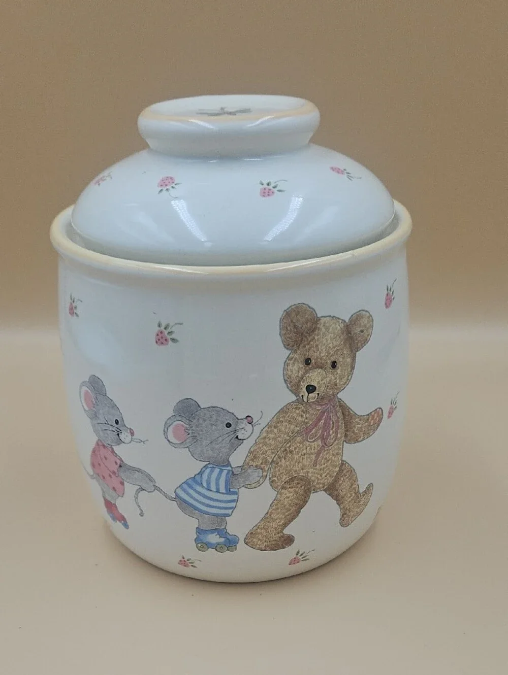 Vintage Teddy Bear Jars